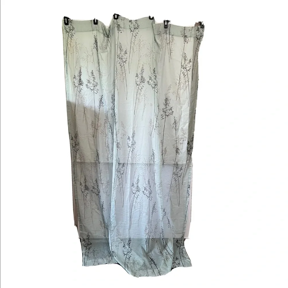 Studio JCP Home Rod Pocket Curtain Panel Forest Trees Approx: 83